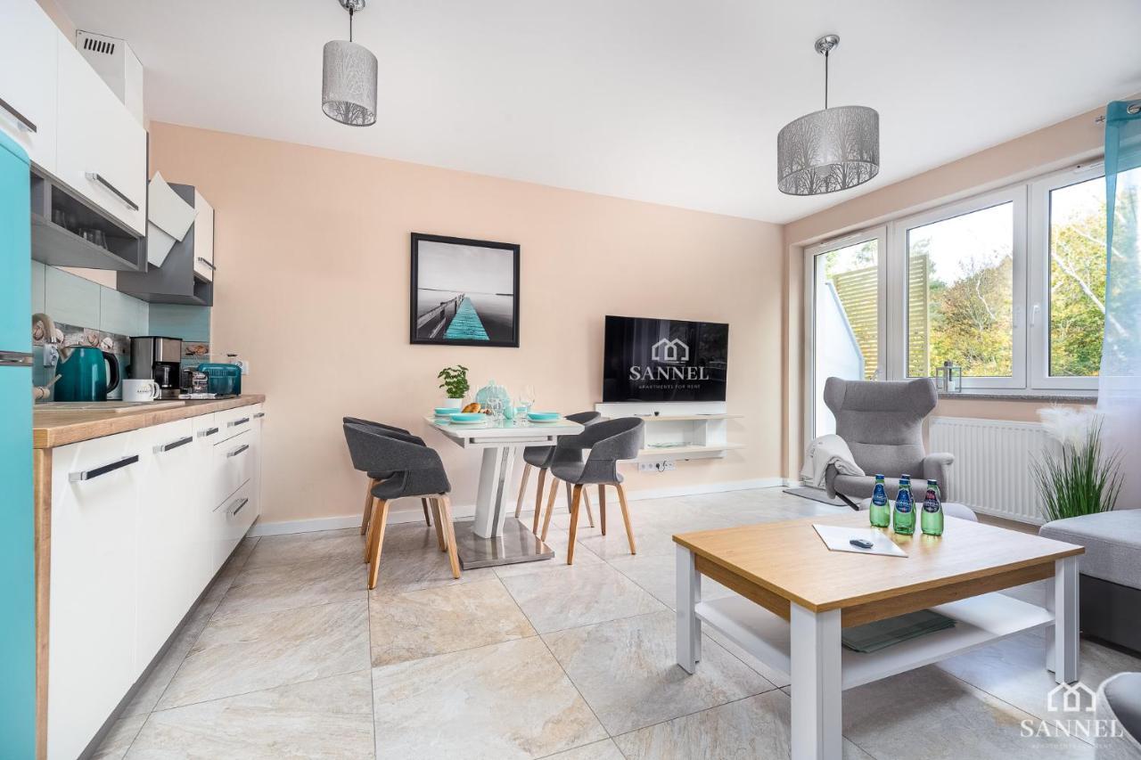 Apartament Lazure Przy Lesie-Sloneczne Tarasy Dziwnowek-Sannel Apartments For Rent Exteriör bild